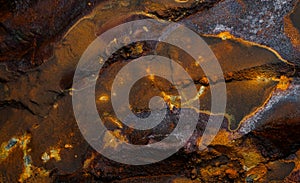 Rust stone wall stone texture image use for backgrounds or textures