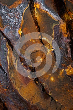 Rust stone wall stone texture image use for backgrounds or textures