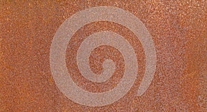 Rust texture. Brown background with rusty metal sheet