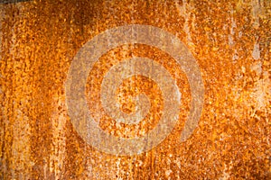 Rust texture on metal rusted surface