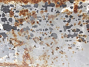 Rust texture on metal sheet abstrack background concetp