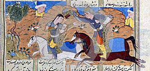 Rustam kills Suhrab