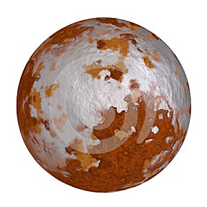 Rust ball iron sphere rustic textures