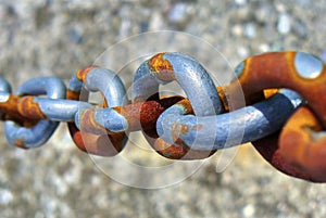 Rusted chain