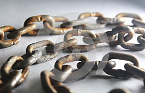 Rusted chain