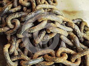 Rusted Chain Pile