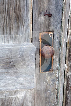 A Rusted Door Knob