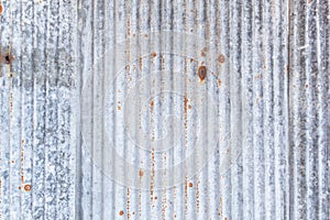 Rusted galvanized iron plate