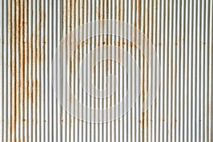 Rusted galvanized iron plate