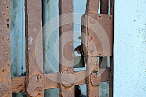 Rusted gate