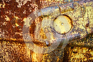 Rusted machine details