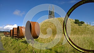 Rusted Machinery - Regeneration of Former Opencast Site