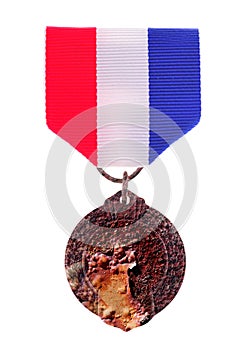 Rusted medal of honor