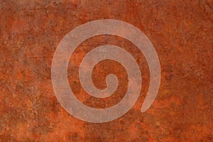 Rusted Metal Background Red Orange