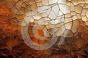 Rusted metal backround, distressed grunge background. Old metallic iron panel