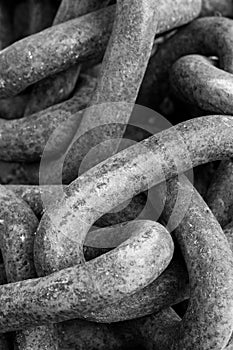 Rusted Metal Chains