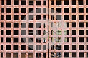 Rusted metal door