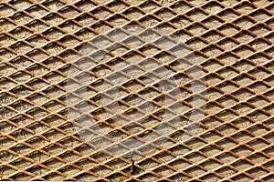 Rusted Metal Floor Grate Texture