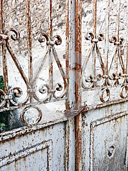 Rusted Metal Gate