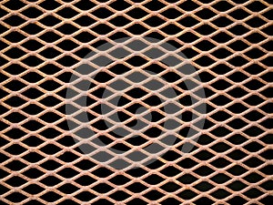 Rusted metal grate