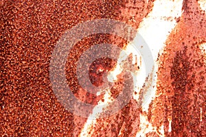 Rusted metal iron texture