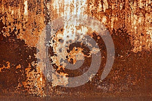 Rusted metal plates - grungy industrial construction background