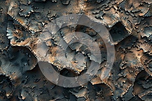 Rusted metal texture with corrosion, patina, and textural irregularities, suitable for 3D projects, wallpaper background