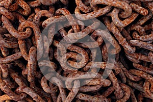 Rusted Old Chains Background