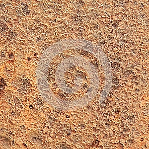 Rusted orange metal texture and patternaint