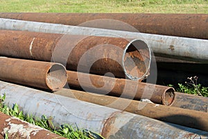 Rusted pipelines