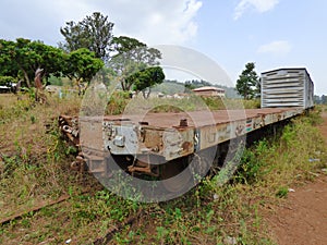 Rusted rail carriage kenia