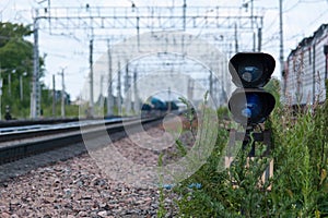 Rusted Railroad Light