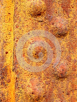 Rusted Rivetted Metal