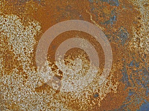 Rusted & Scratched Metal Panel