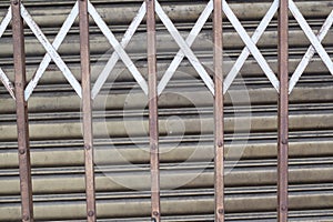 Rusted Security Gate and Shutter