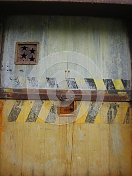 Rusted star door