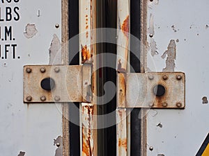 Rusted Steel Hinges