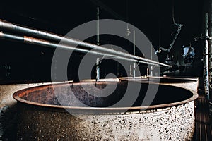 Rusted Steel Tanks - Abandoned Old Taylor Bourbon Distillery - Kentucky