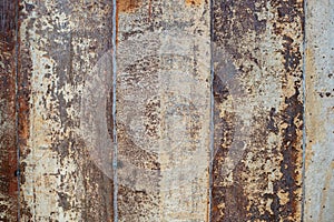Rusted on surface of the old iron, Deterioration of the steel, D photo