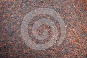 Rusted on surface of the old iron, Deterioration of the steel, Decay and grunge rough, Texture background.