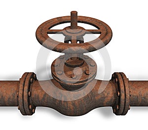 Rusted valve photo