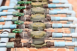 Rusted Water Valves and Old Water meters