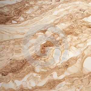 Rustic Abstraction: Slimy Marble With Beige Stone Swirls