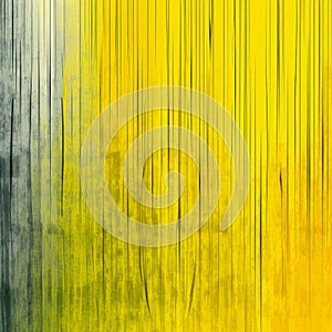Rustic Abstraction: Yellow And Grey Lines On A Vibrant Background photo