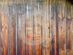 Rustic aged grungy rough wood boards old wooden fence