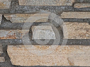 rustic and aged wallstone, exterior wall