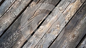 Rustic Aged Wooden Planks Texture Background