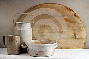 Rustic aluminum cookware