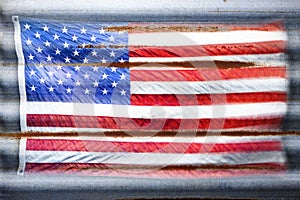 Vidiecky americký vlajka hviezdy pruhy 