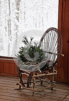 Rustic Bent Willow Chair